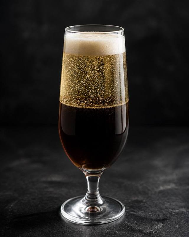 Black Velvet cocktail