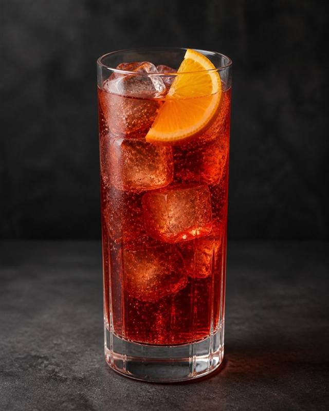 Boulevardier Highball cocktail
