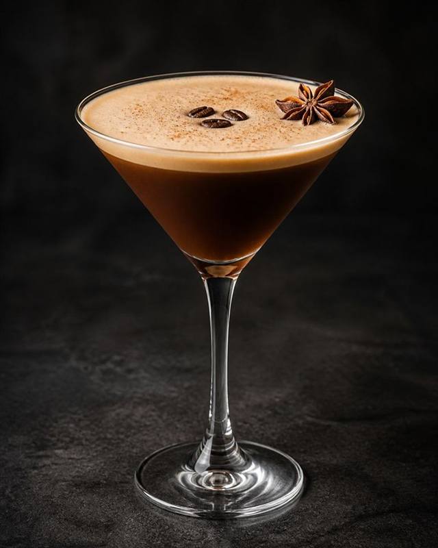 Chai Espresso Martini cocktail