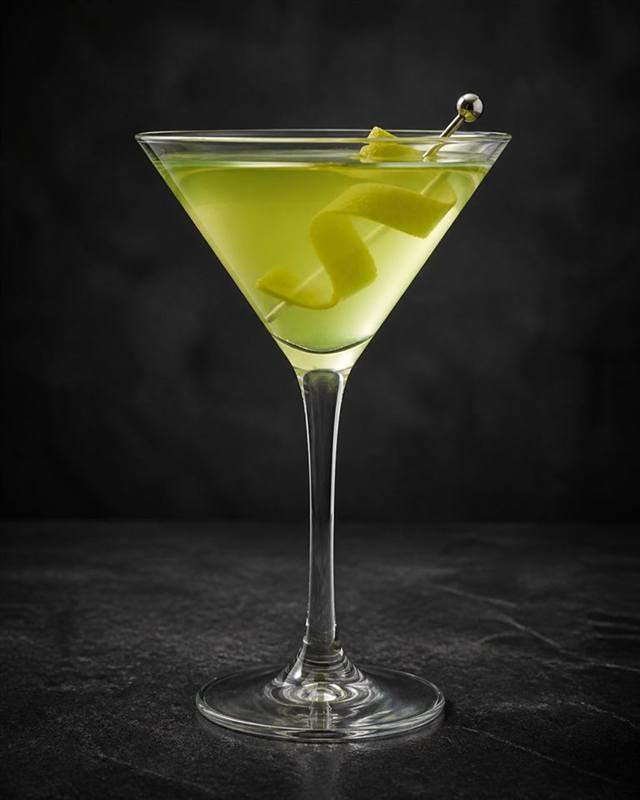 Chartreuse Martini cocktail