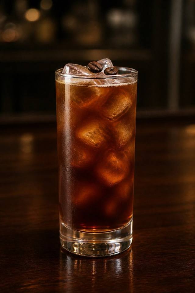 Coffee-Vodka cocktail