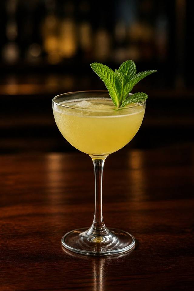 Fluffy Ruffles cocktail