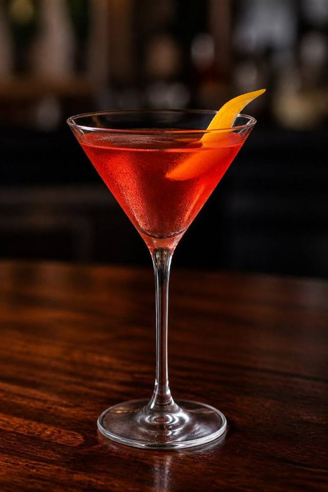 French Negroni cocktail