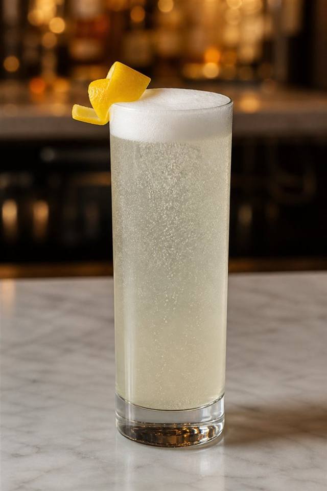 Gin Fizz cocktail