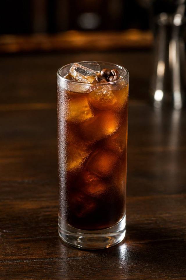 Homemade Kahlua cocktail