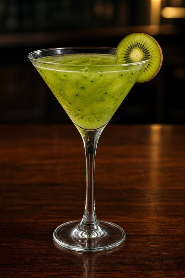 Kiwi Martini cocktail