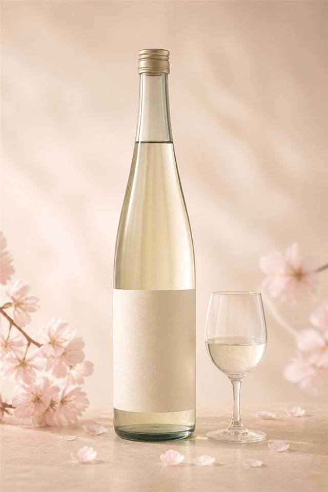 出羽桜 Oka Ginjo — AI-generated catalogue visual