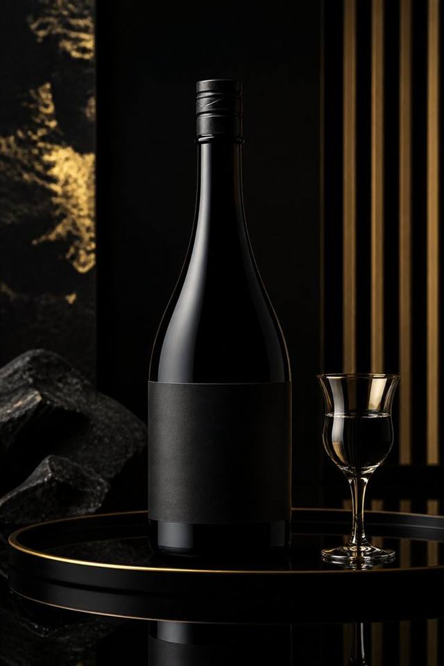 黒龍 Kokuryu Junmai Ginjo — AI-generated catalogue visual