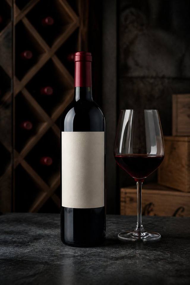 Penfolds Bin 389 Cabernet Shiraz — AI-generated catalogue visual