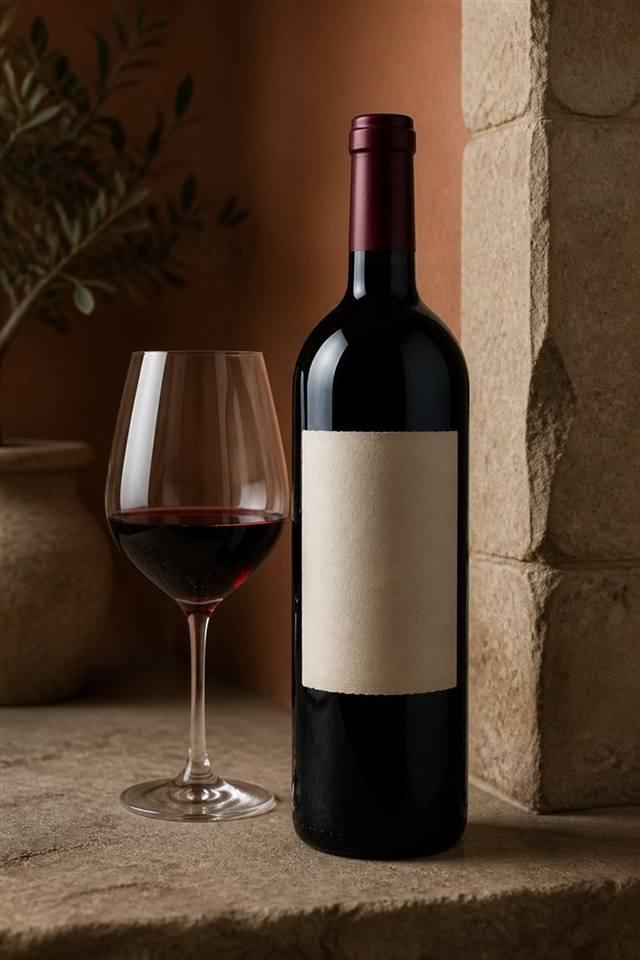 Antinori Tignanello — AI-generated catalogue visual